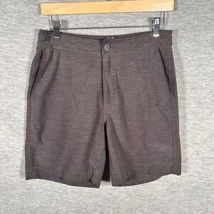 Faherty All Day Shorts Men 28 Gray 7" Inseam Hybrid Outdoor Stretch Pockets Hike